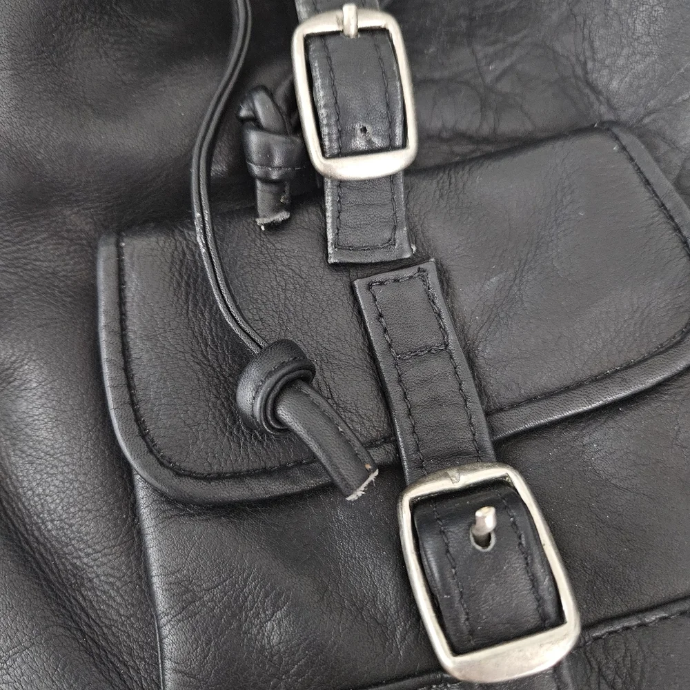 vintage leather grunge y2k goth whimsigoth indie urban retro mini backpack bag - Picture 3 of 7